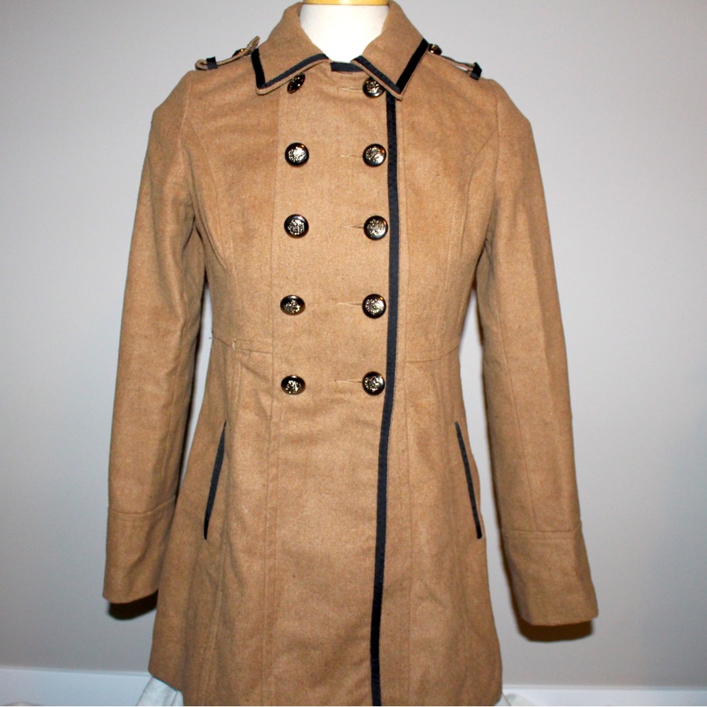 Red Berry Brand Double Breasted Pea Coat